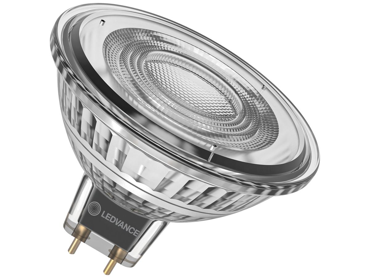 LED-Lampe LEDVANCE GU5.3 12V 6.1W 621lm 927 DIM MR16 klar 36° Ø50×44mm