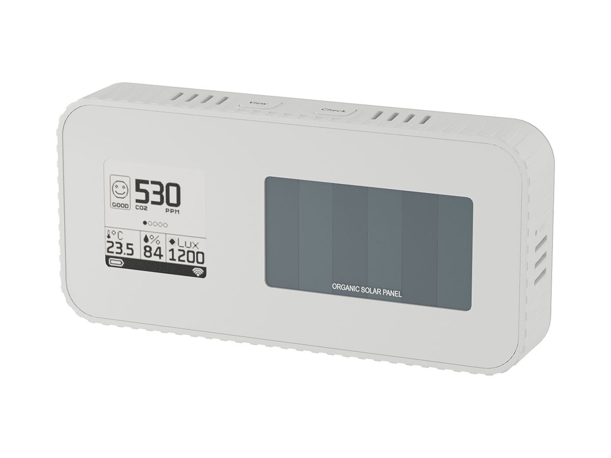 AP-RF-Multisensor Siemens QPA2822.EU CO2/rF/Temp/Helligkeit Solarpanel weiss