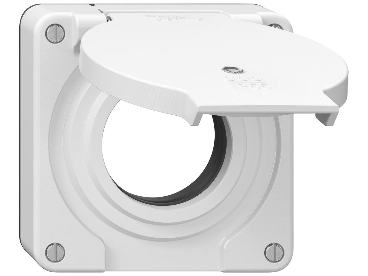 Deckel NEVO SNAPFIX® 1×Steckdose ws IP55