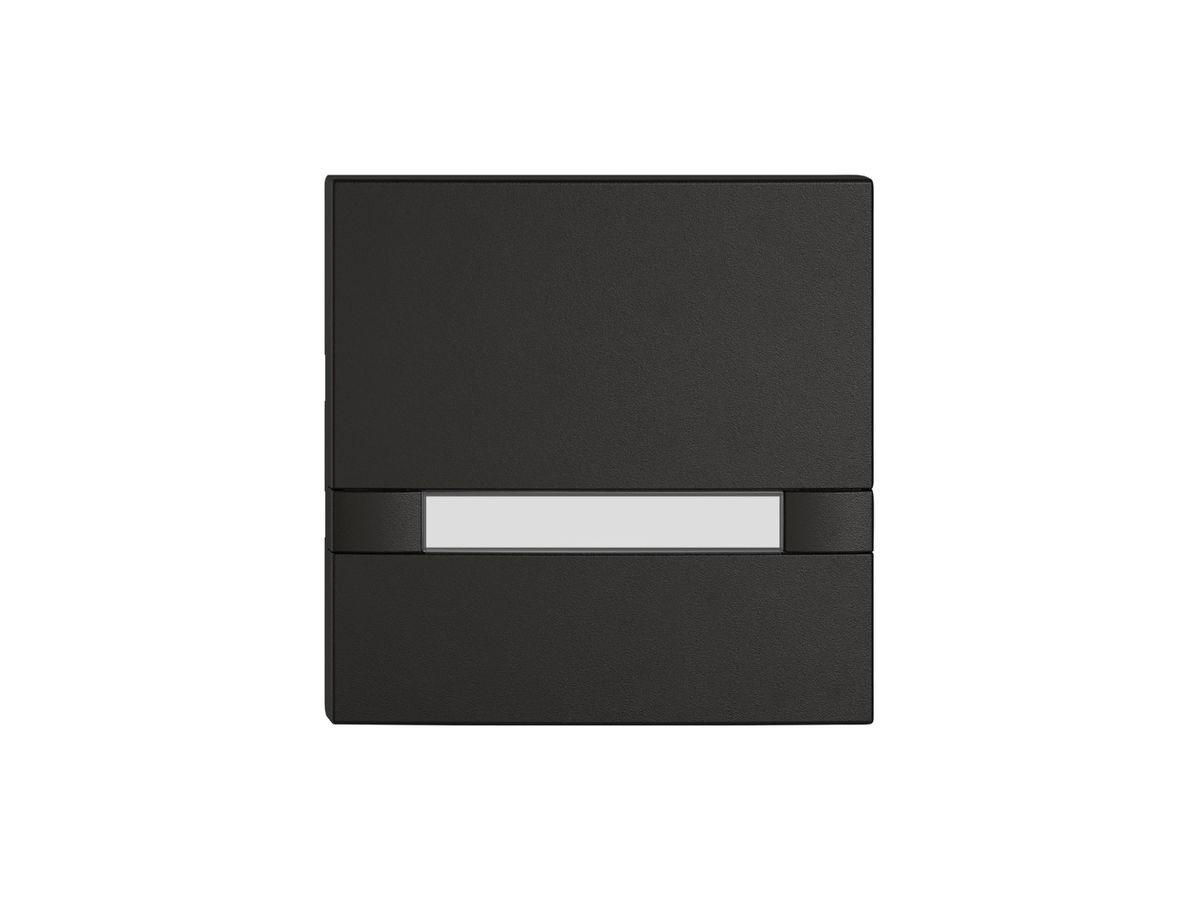 Taste 1/1 EDIZIO.liv KNX&UNI m.SNAPFIX® o.LED m.Papiereinlage 2-Tastenb.sz