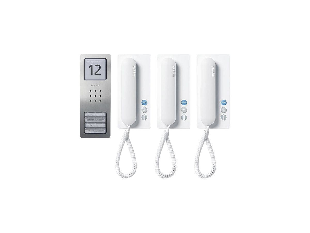AP-Audio-Set Siedle, System Compact 1+n, 3 Ruftasten