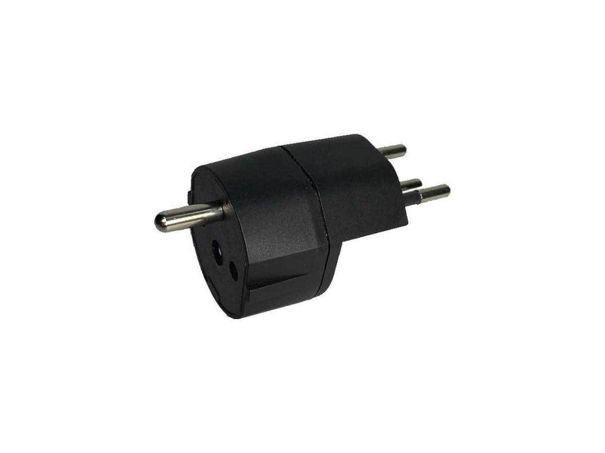 Fixadapter ELBRO Einzel 0…230V 0…10A (Typ E/Typ 12) sz