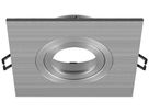 Einbaurahmen SLV NEW TRIA 75 Aluminium 110×110×26mm Silber