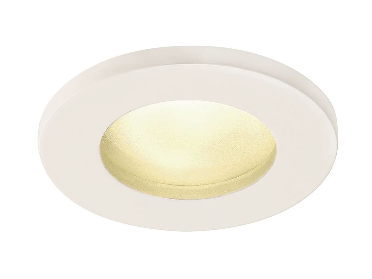 EB-Deckenleuchte SLV DOLIX OUT ROUND GU10 50W IP65/20 EB-Ø68mm weiss