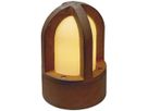 Standleuchte SLV RUSTY CONE, E14 40W IP54 Eisen gerostet