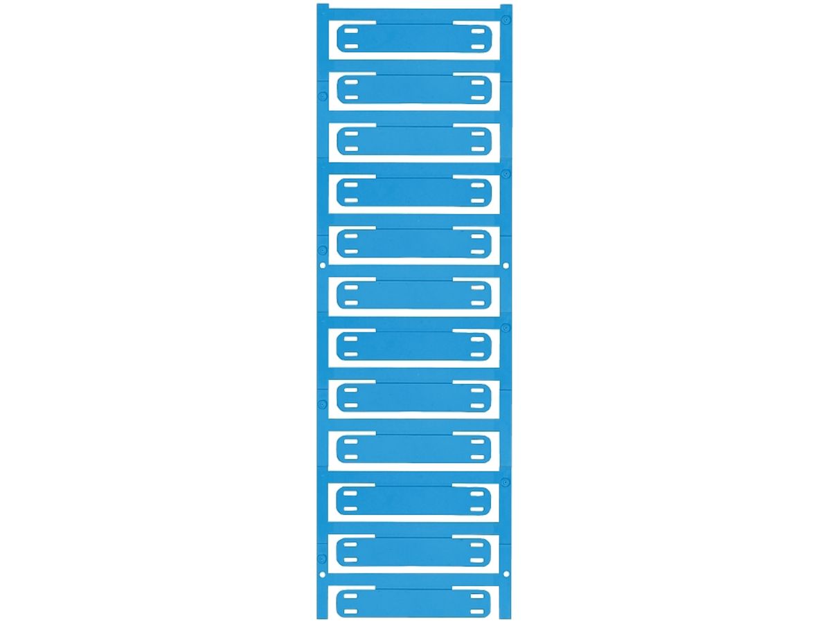 Kabelmarkierer Weidmüller MultiCard SFX für Ø7…40mm 60×11mm PA66 blau