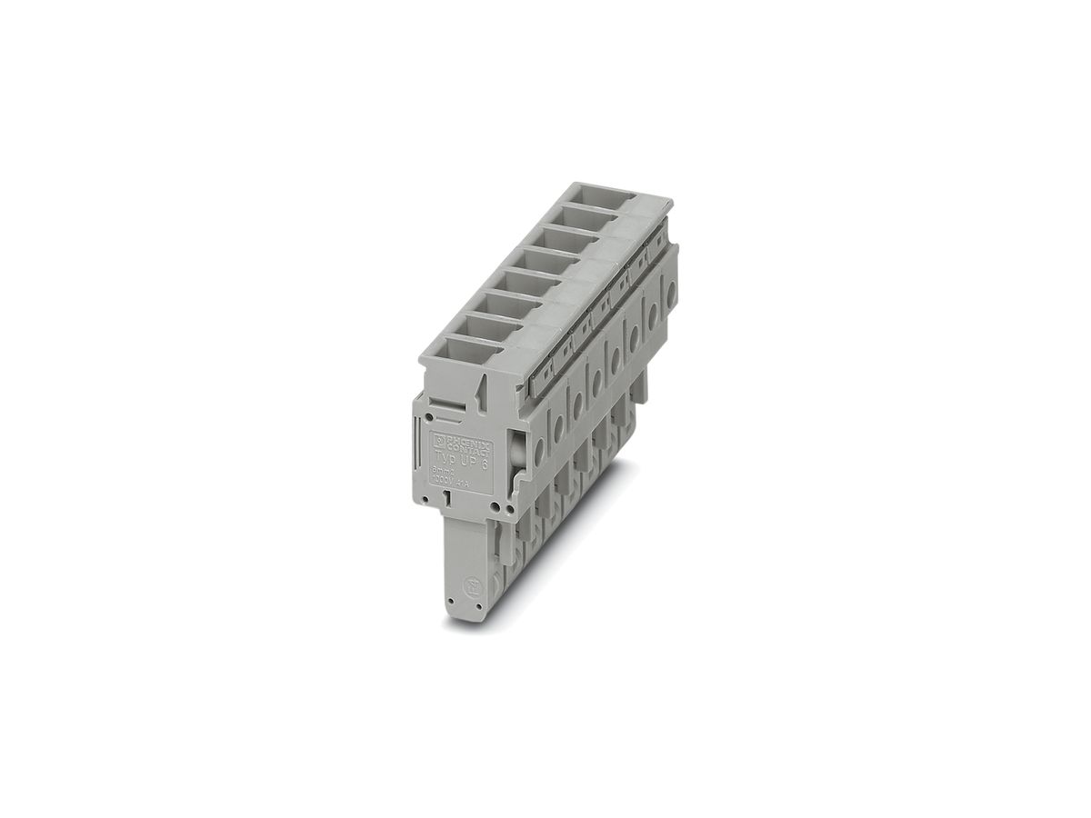 Stecker Phoenix Contact 8L 0.2…6mm² grau mit Schraubanschluss UP6/8
