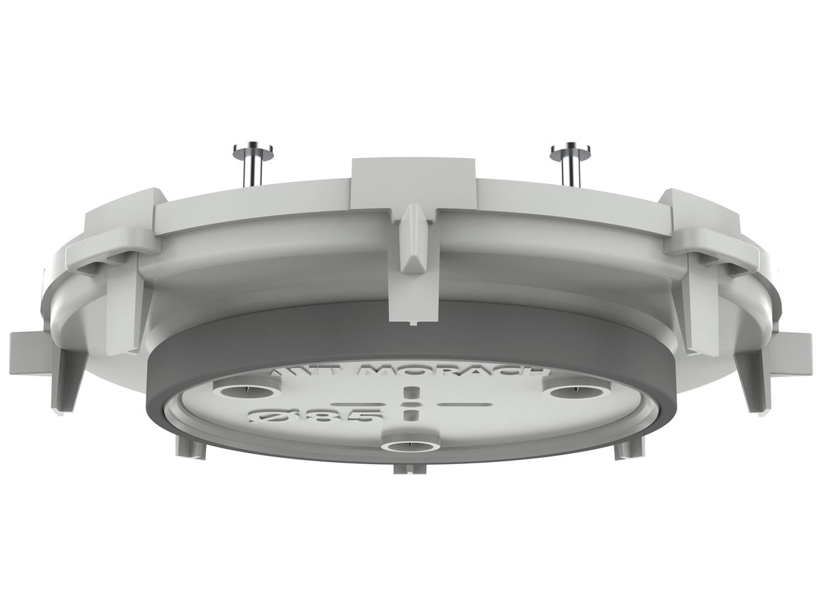 Frontteil LIGHT-BOX Ø85mm Sichtbeton 850°C grau