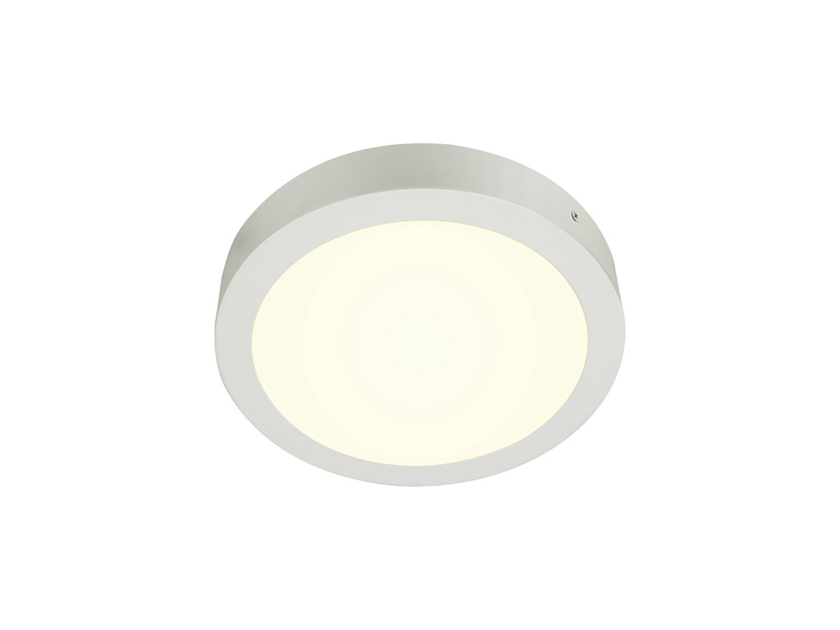 LED-Decken-/Wandleuchte SLV SENSER 24 ROUND 15W 1300lm 4000K DIM weiss
