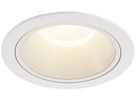 EB-LED-Deckenleuchte SLV NUMINOS XL 24W 3800lm 4000K WB DALI DIM Ø160×105mm ws