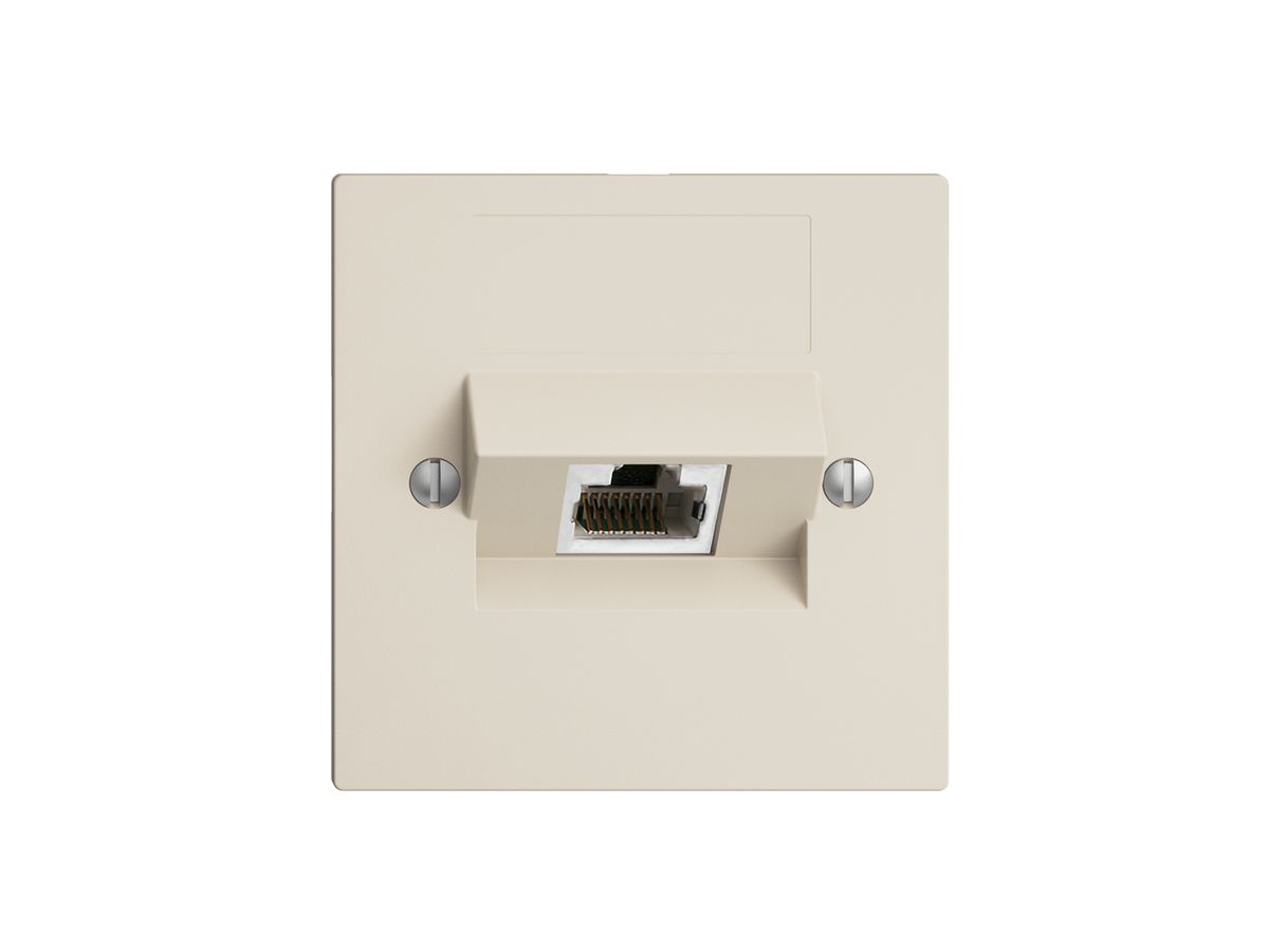 UP-Dose 1×RJ45/s 4P ITplus EDIZIOdue crema