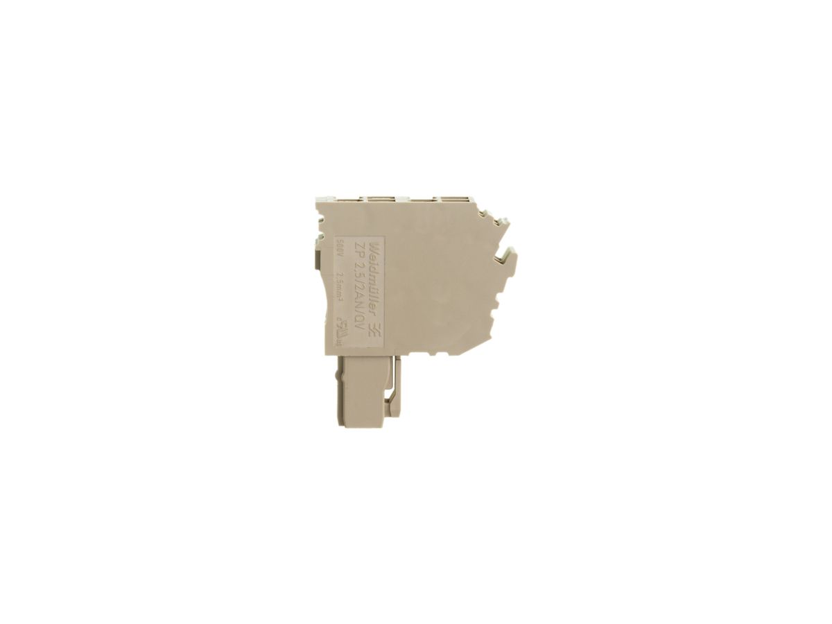 Stecker Weidmüller ZP 2.5/2AN/QV/2 Zugfeder 2.5mm² 2L beige