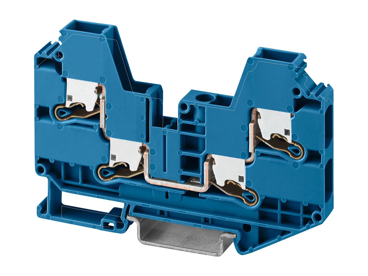 Durchgangsklemme PX XTV 6-QUATTRO BU 1000V 41A 0.5…10mm² blau
