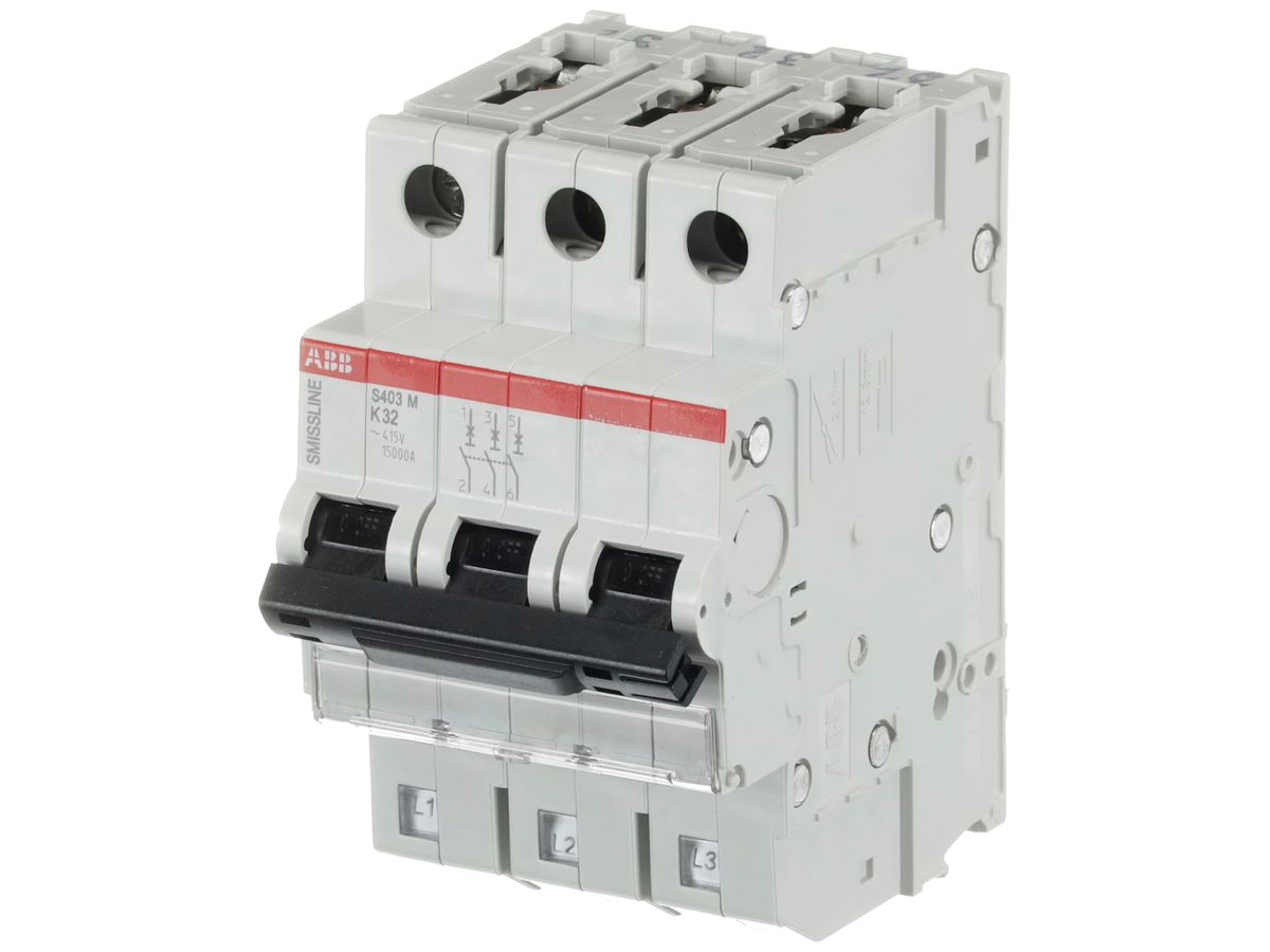 Leitungsschutzschalter SMISSLINE TP S 3×32A K 10kA