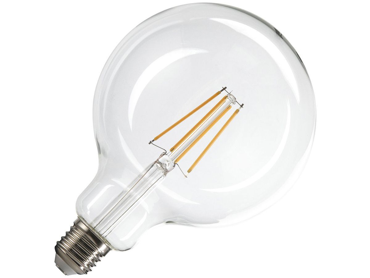 LED-Lampe SLV G125 E27 7.5W 800lm 2700K klar DIM