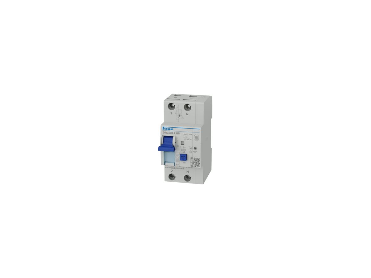 FI/LS-Schalter DOEPKE DRCBO 4 HP 2P 230V C 32A 0.03A B+ 2.5TE 6kA
