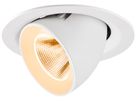 LED-Downlight SLV NUMINOS GIMBLE M 12W 1700lm 2700K NB DALI Ø135×95 weiss