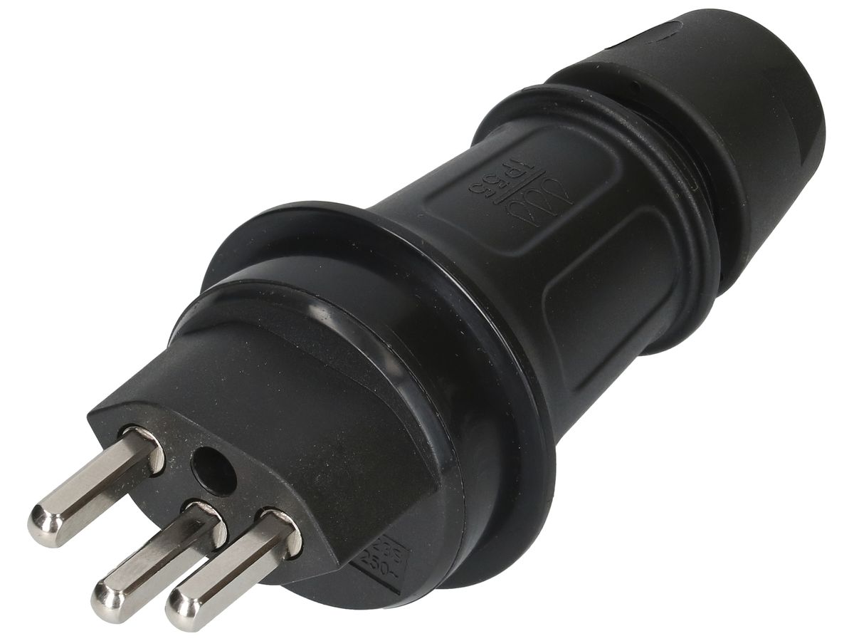 Stecker Typ 23 MH TH55 quadratisch 16A 230V 3P sz