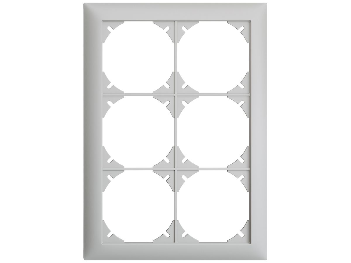 UP-Kopfzeile EDIZIOdue SNAPFIX® 3×2 vertikal 148×208mm hellgrau