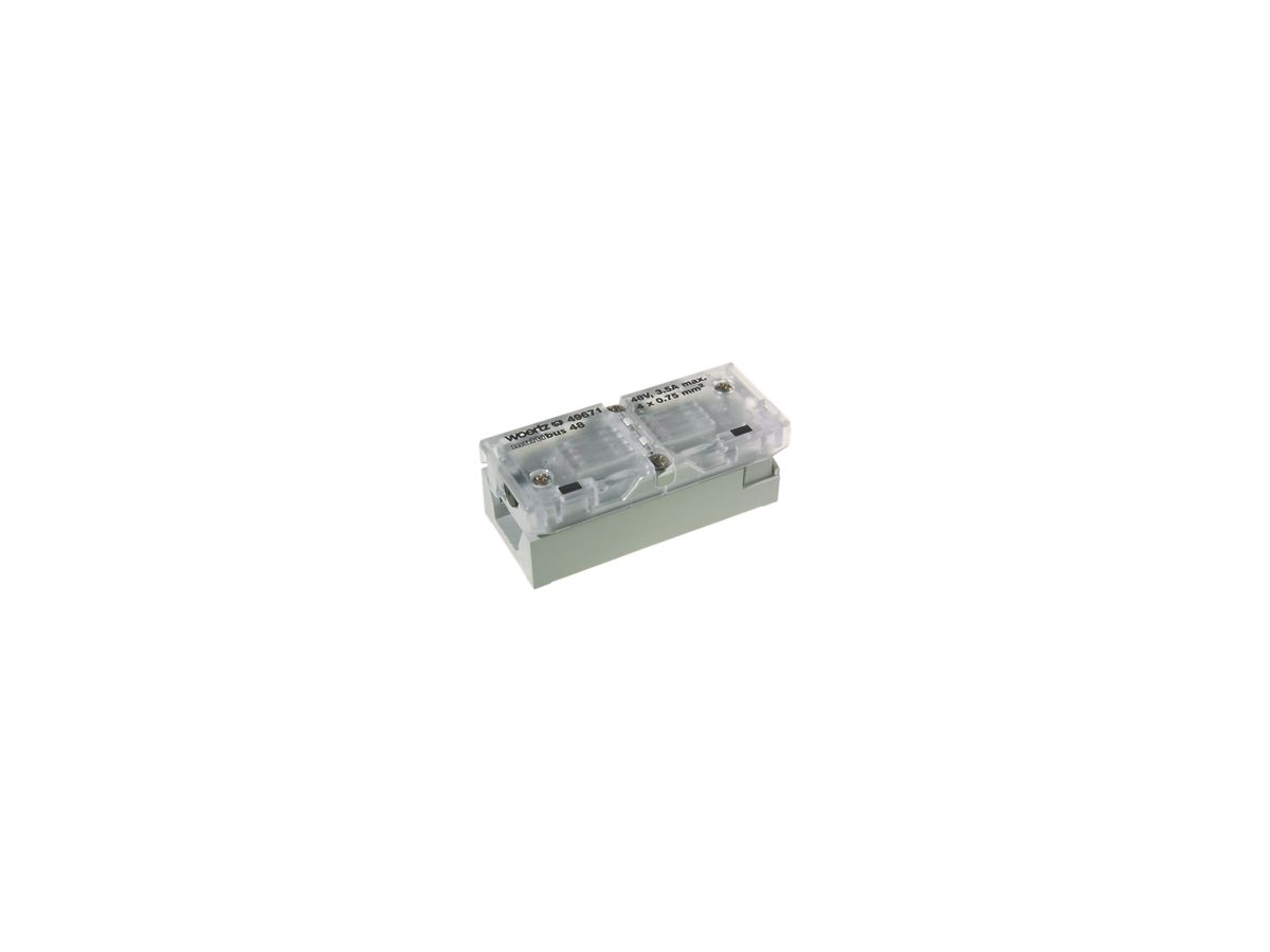 Anschlussdose Woertz für Flachkabel Multibus 4×1.5mm² 2×4P