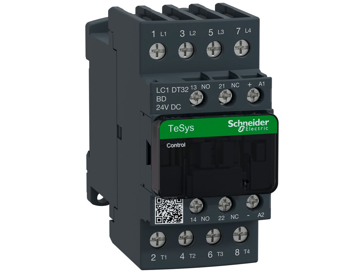 Leistungsschütz TeSys 24VDC 4NO 32A