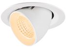 LED-Downlight SLV NUMINOS GIMBLE M 12W 1700lm 2700K WB DALI Ø135×95 weiss