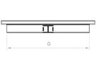 T-Stück Bettermann LKM 40×60mm verzinkt reinweiss