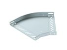 Bogen BET RB 45° 35×300mm Stahl bandverzinkt