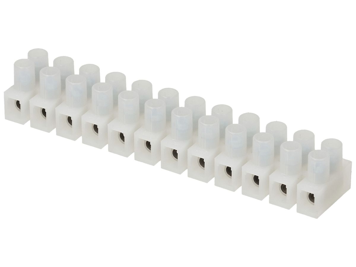 Klemmenleiste Adels-Contact 12P 0.5…4mm² 24A 450V weiss