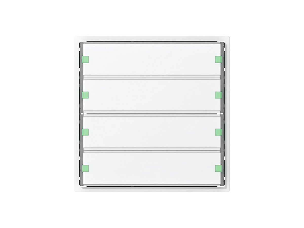 Taster-Einsatz SIDUS 4/8 mit LED weiss