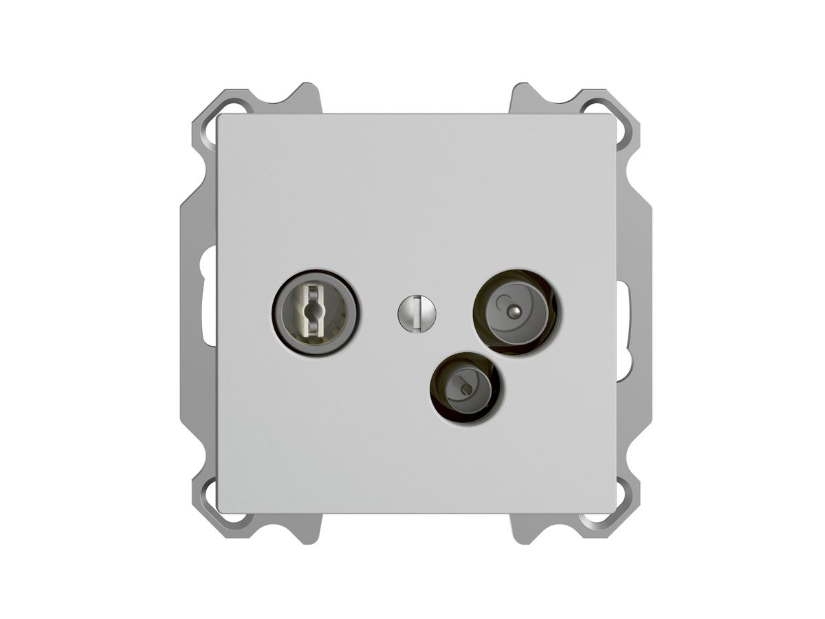 UP-Antennendose TV-R-Daten DD11 5…65MHz EDIZIOdue hellgrau