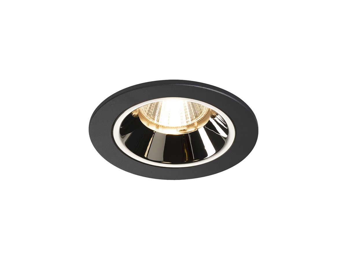 LED-Downlight SLV NUMINOS S 8.6W 690lm 2700K 20° DIM Ø80×52mm sz/Cr
