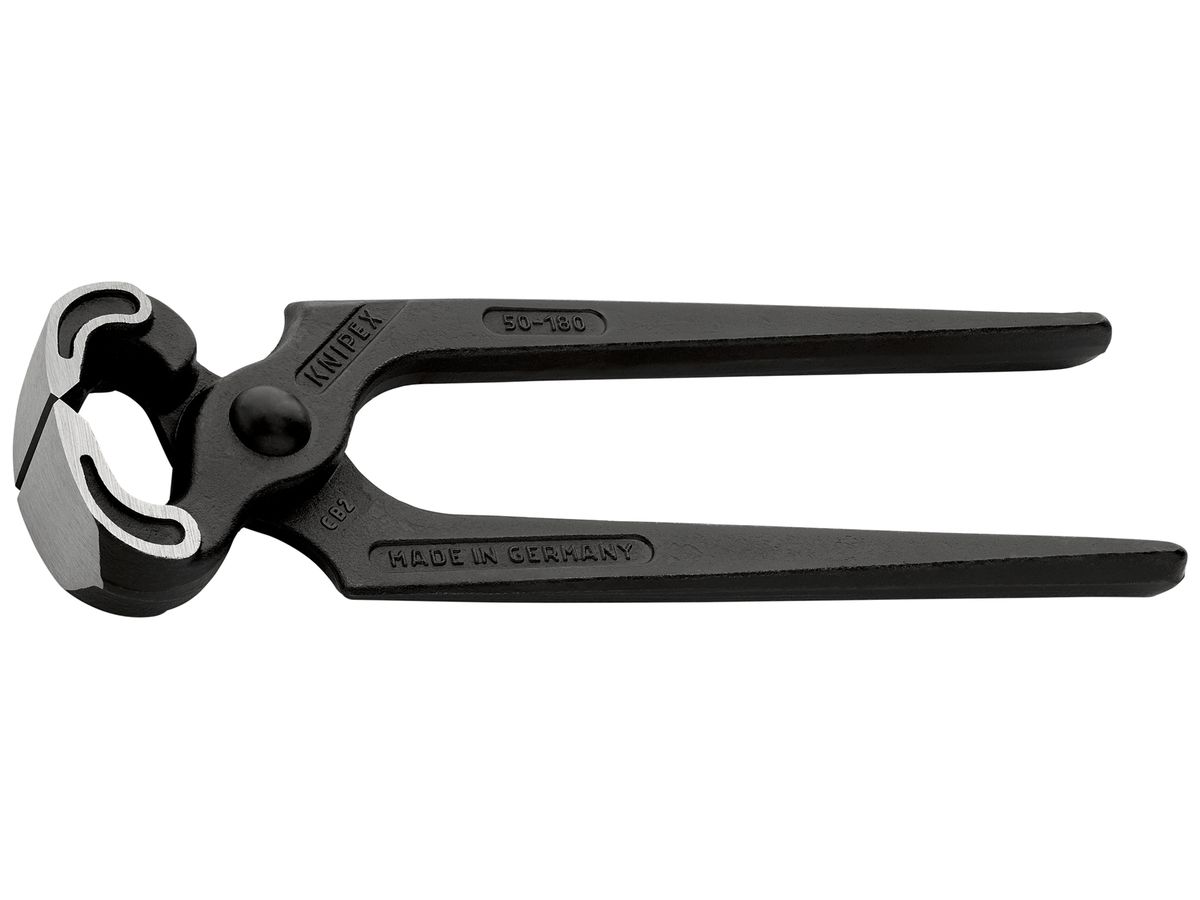 Kneifzange KNIPEX 180mm schwarz atramentiert