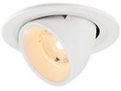 LED-Downlight SLV NUMINOS GIMBLE S 6.7W 1000lm 2700K MB DALI Ø100×70 weiss