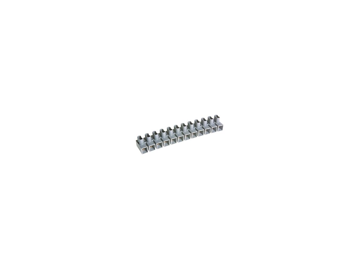 Klemmenleiste Woertz 12P 0.75…1.5mm² 17.5A 500V grau