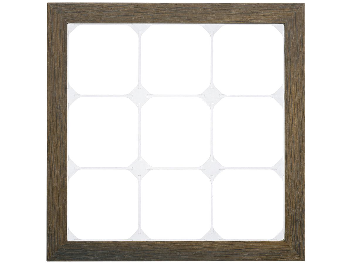 Abdeckrahmen KAL.art 3×3 214×214mm Räuchereiche