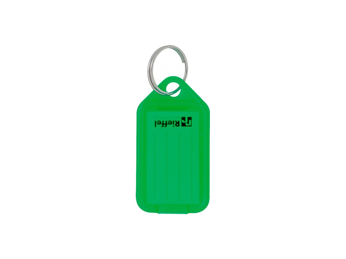 Bezeichnungsschild Rieffel KT 1050 31×53mm Kunststoff grün 50Stk