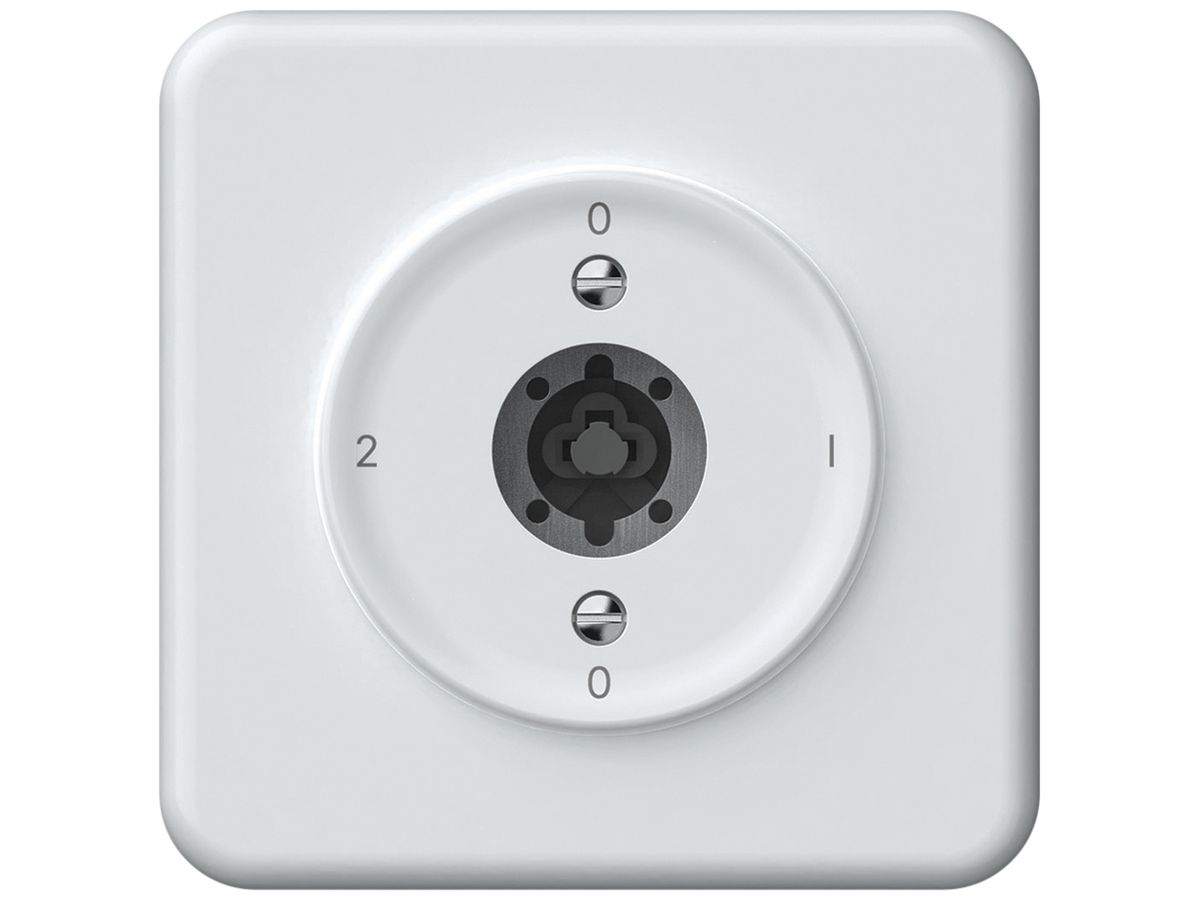 UP-Schlüsselschalter origin Umschalter 2/1L 16A 250V 0-1-0-2 92×92mm weiss