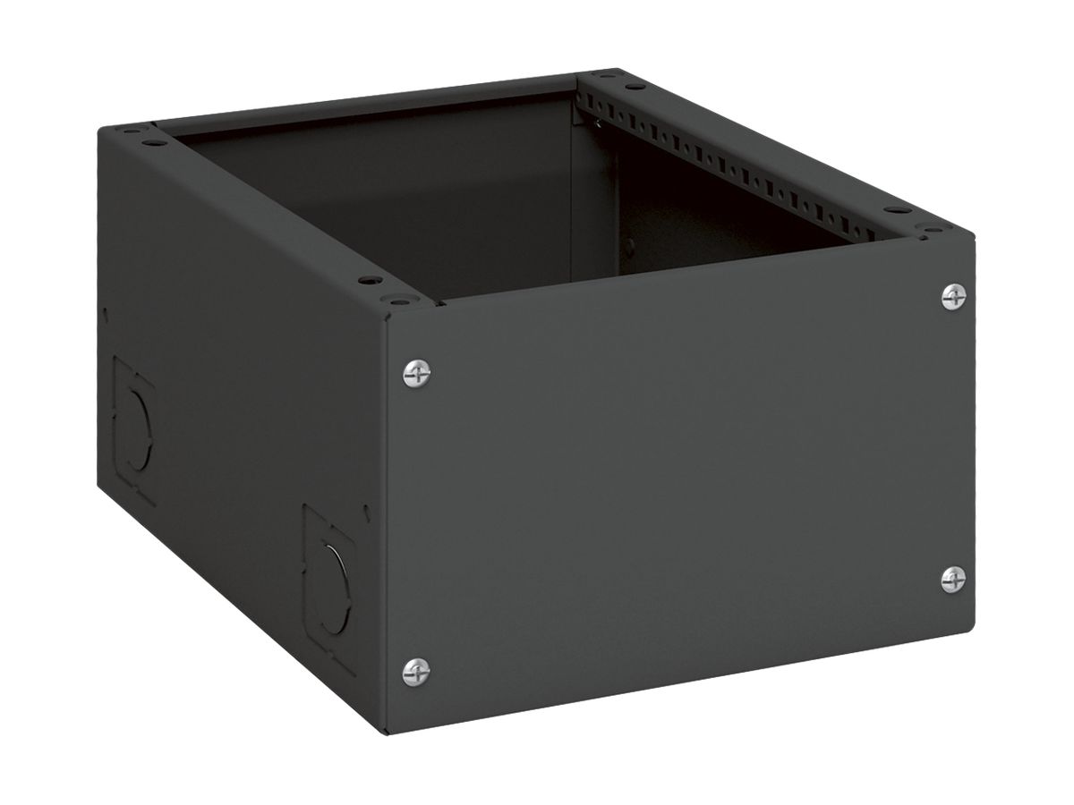 Sockel Hager univers 200×300×400mm für Schrank FR schwarz RAL 9005