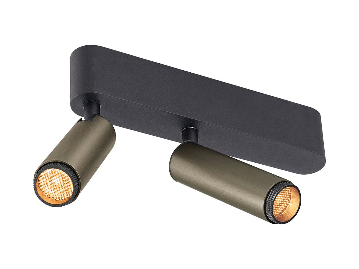 LED-Spot SLV GRIP SPOT S 21W 1200lm 2700K MB DIM 200×101×84mm schwarz/bronze