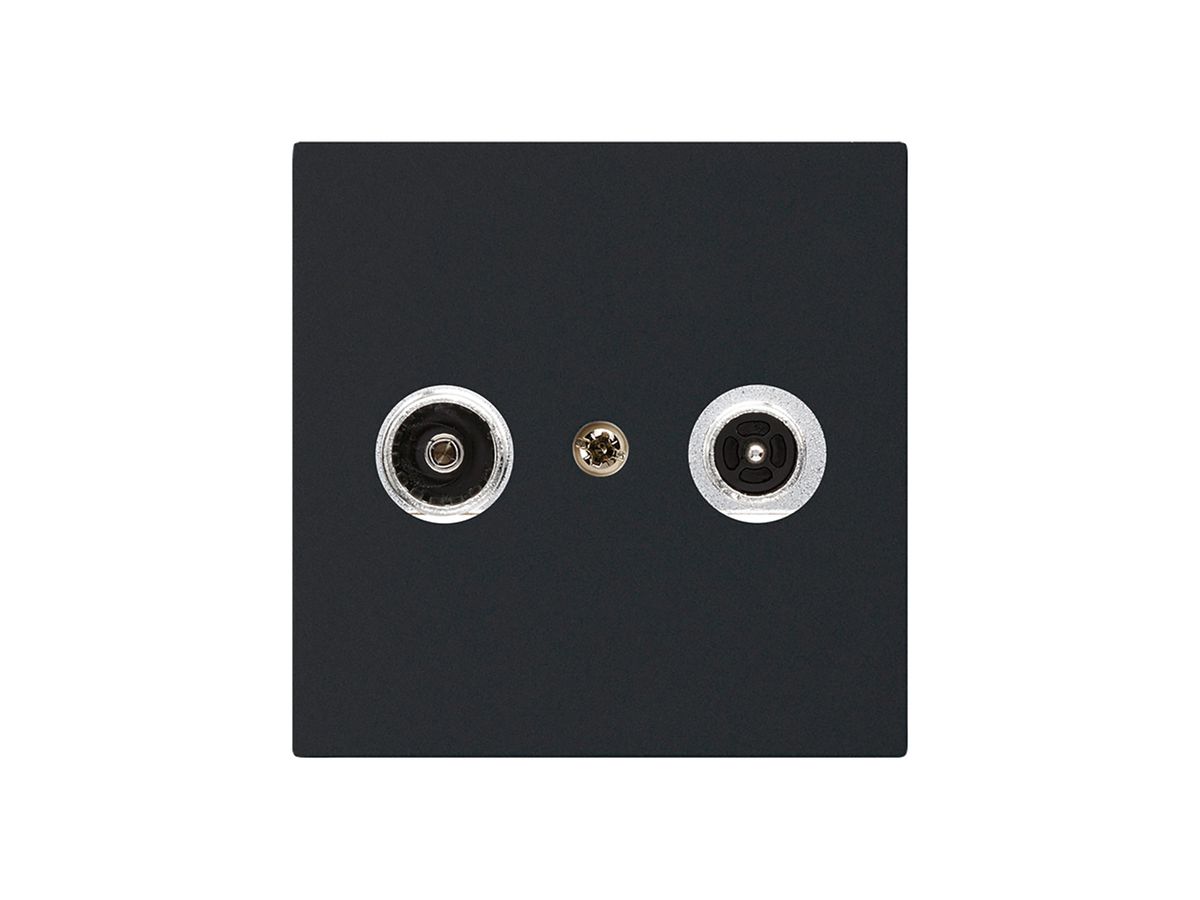 Antennendose kallysto R/TV Bauart A 11dB 2GHz schwarz