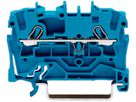 Durchgangsklemme WAGO TOPJOB-S 2.5mm² 2L blau Serie 2002