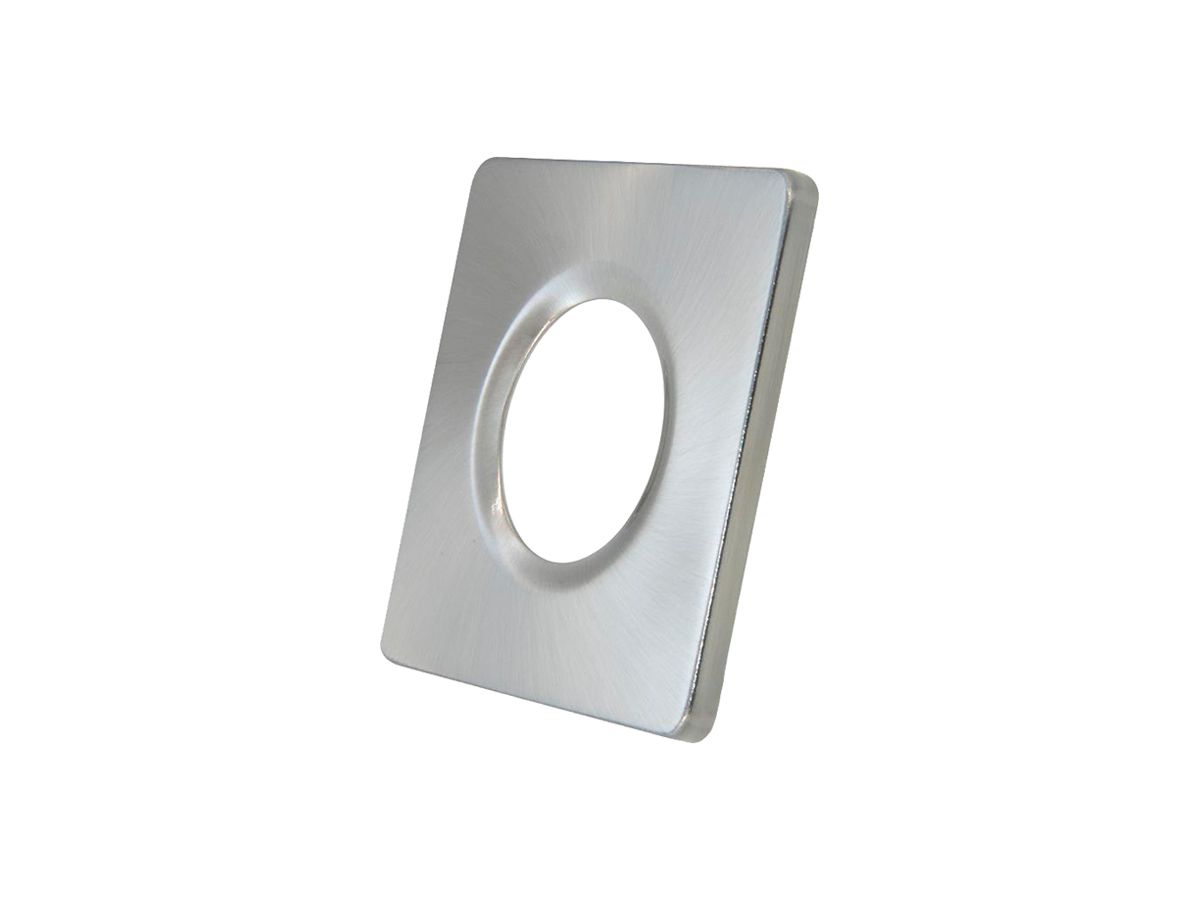 Zierring DOTLUX für MULTISCREW eckig Edelstahl gebürstet
