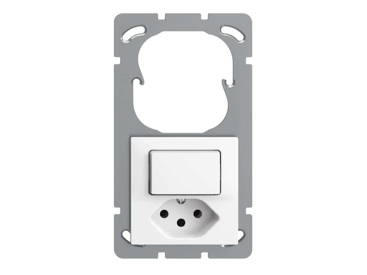 UP-Kombination leer+3/T13 EDIZIOdue weiss