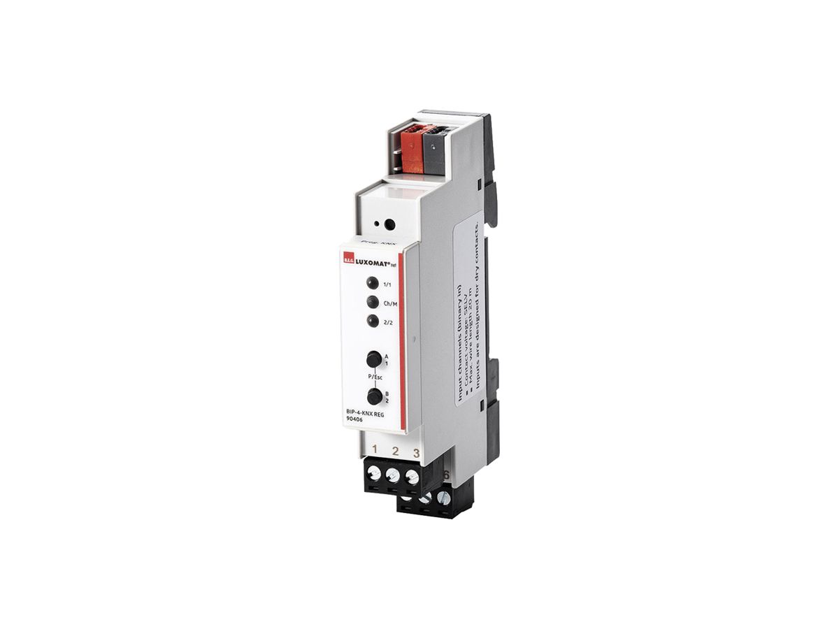 REG-Binäreingang Luxomat BIP4-KNX 4-fach