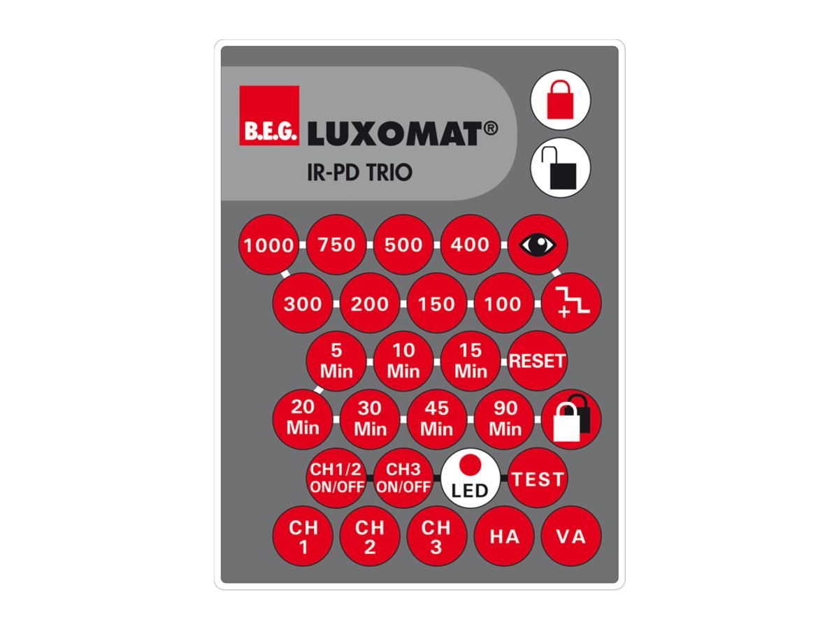 Fernbedienung IR-PD Trio