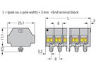 Klemmenleiste WAGO 1.5mm² 6L