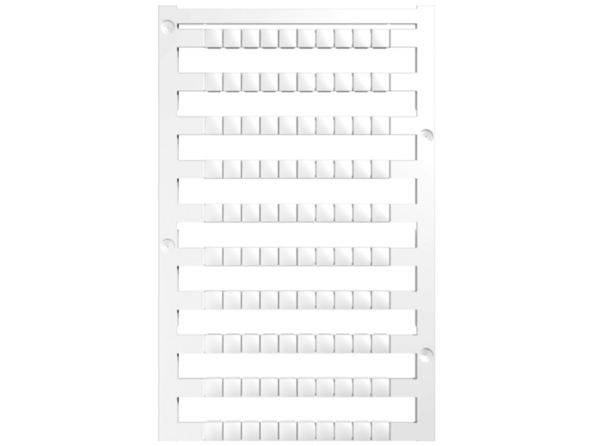 Bezeichnungsstreifen 5mm weiss 5 Mappen für 1000 Klemmen
