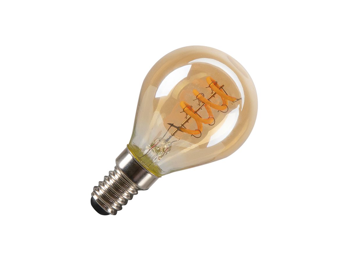 LED-Lampe SLV E14 2W 75lm 2200K DIM kl/Go Ø45×75mm