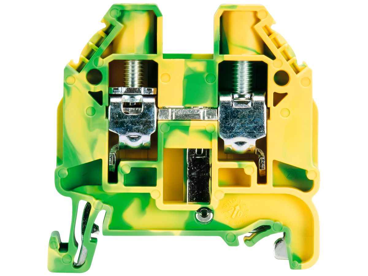 Schutzleiter-Reihenklemme Wieland WT 10 PE 0.5…16mm² grün/gelb